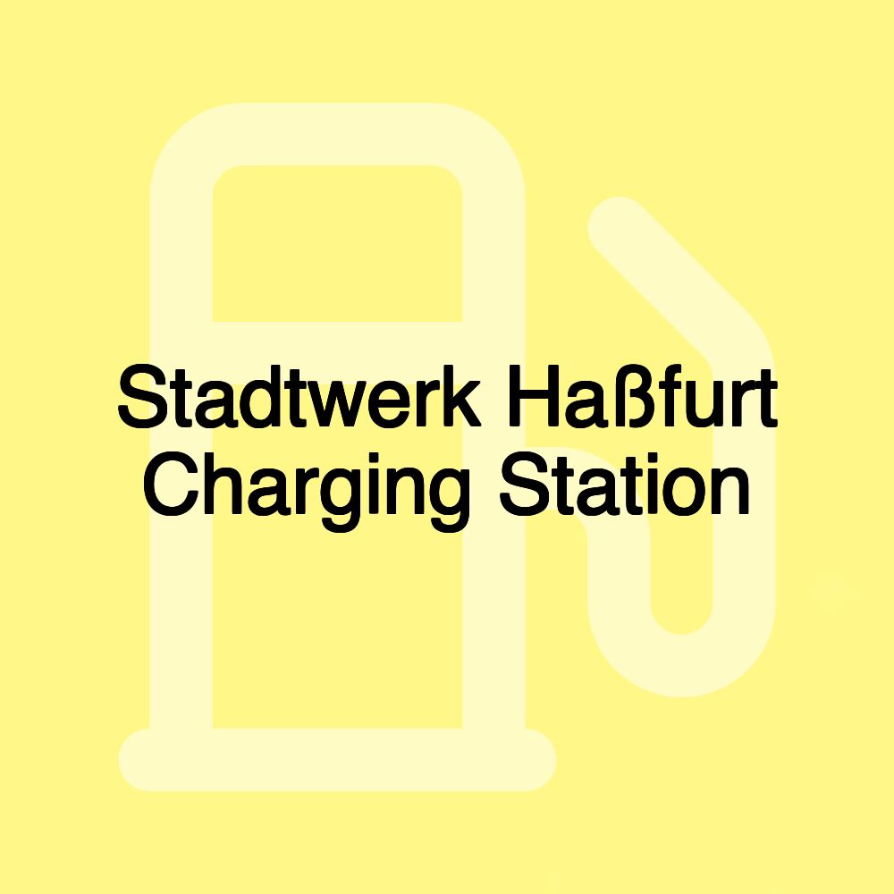 Stadtwerk Haßfurt Charging Station