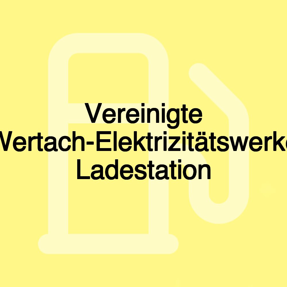 Vereinigte Wertach-Elektrizitätswerke Ladestation