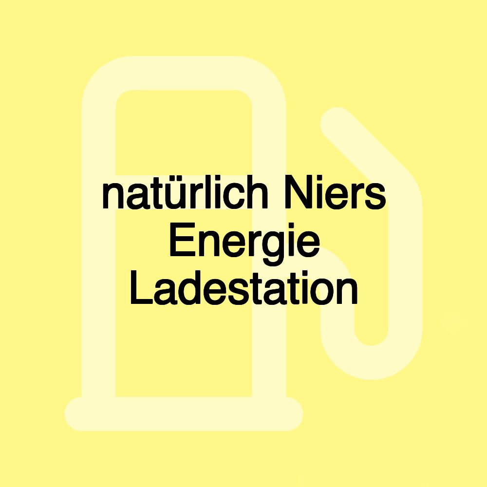 natürlich Niers Energie Ladestation