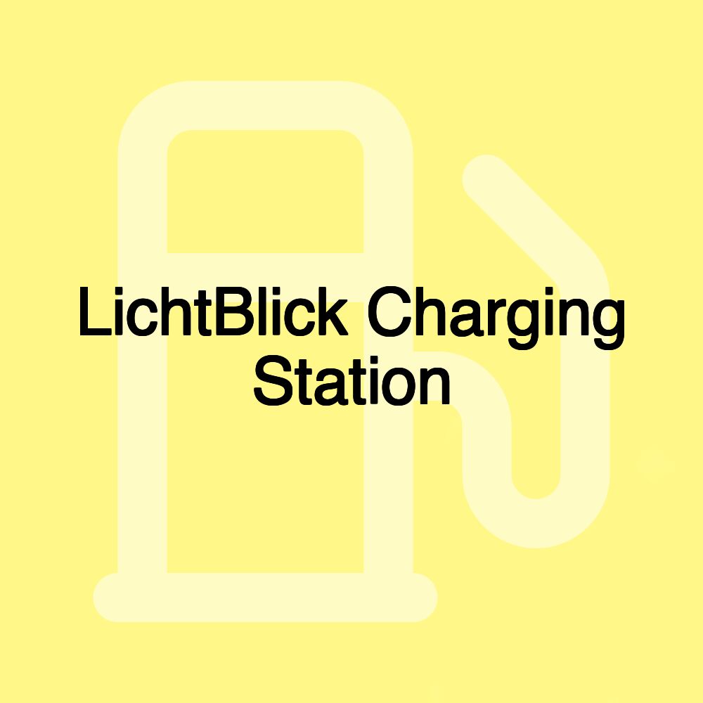 LichtBlick Charging Station