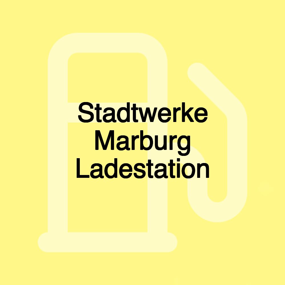 Stadtwerke Marburg Ladestation