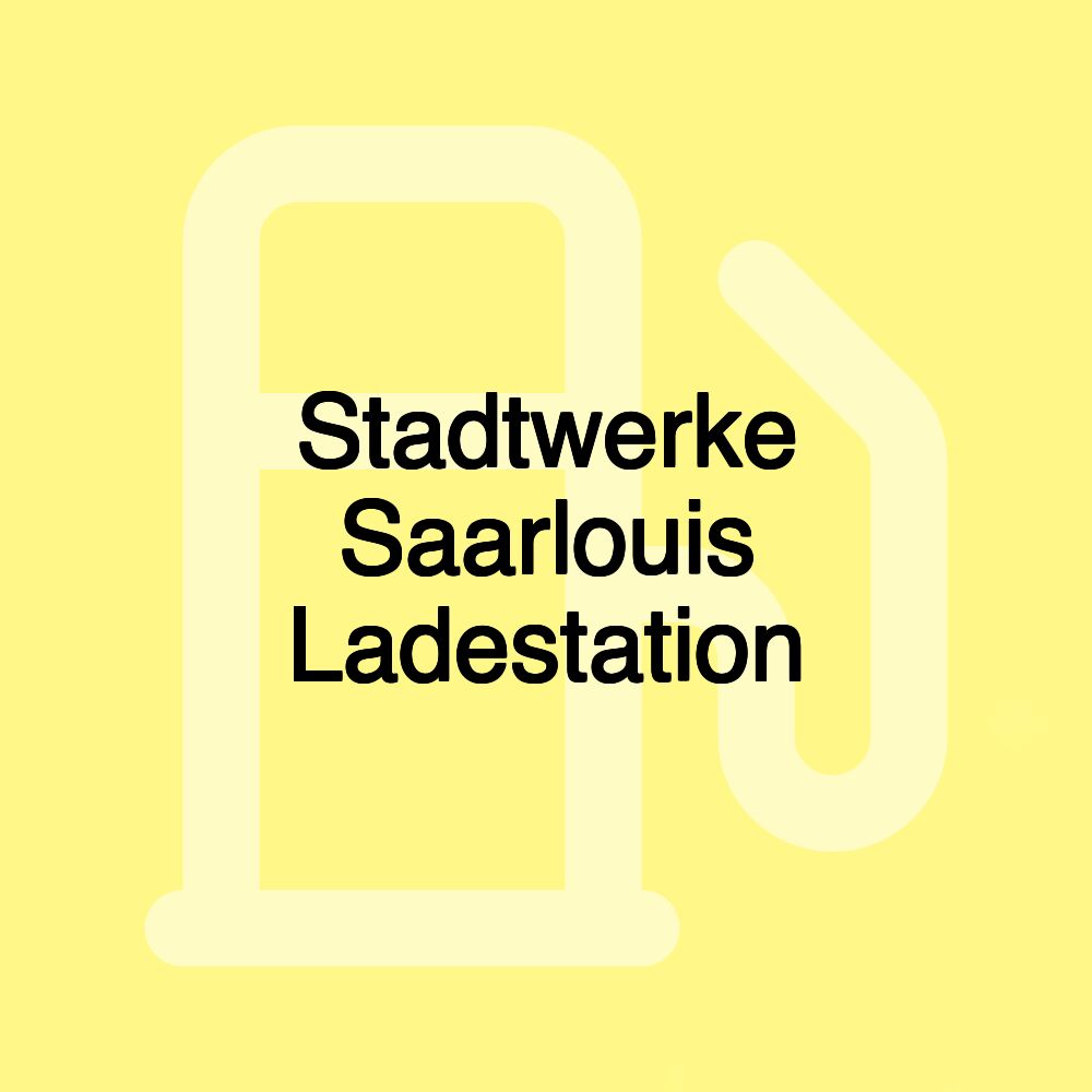 Stadtwerke Saarlouis Ladestation