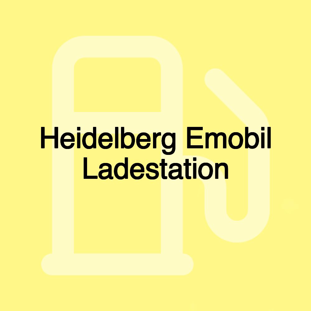 Heidelberg Emobil Ladestation