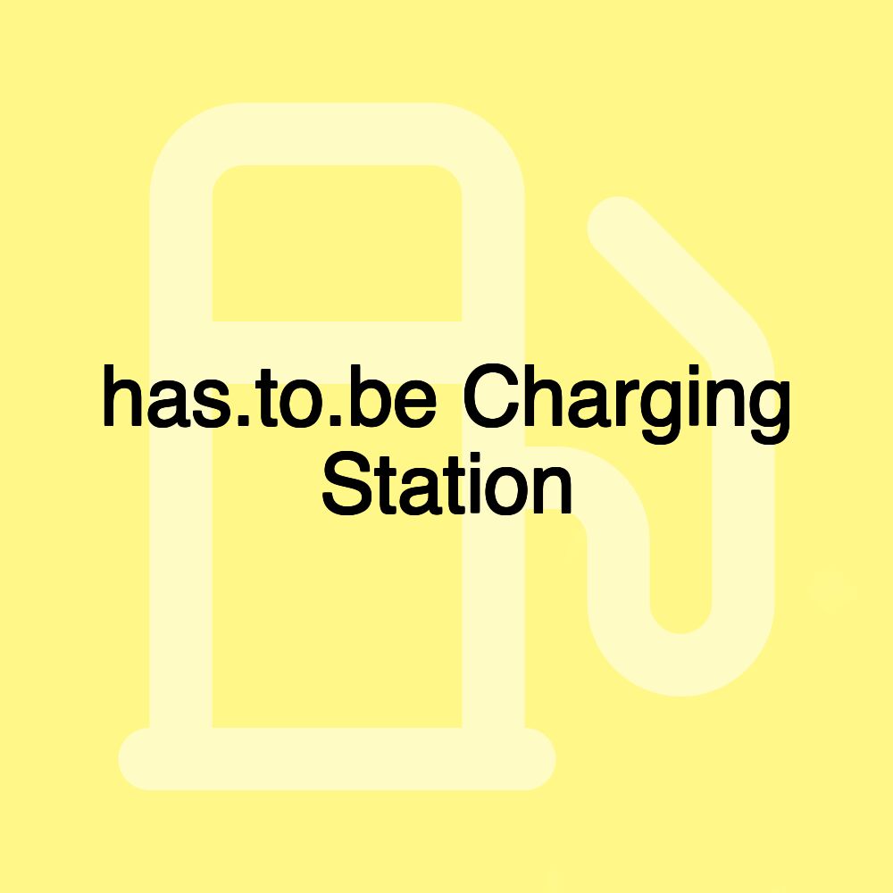has.to.be Charging Station