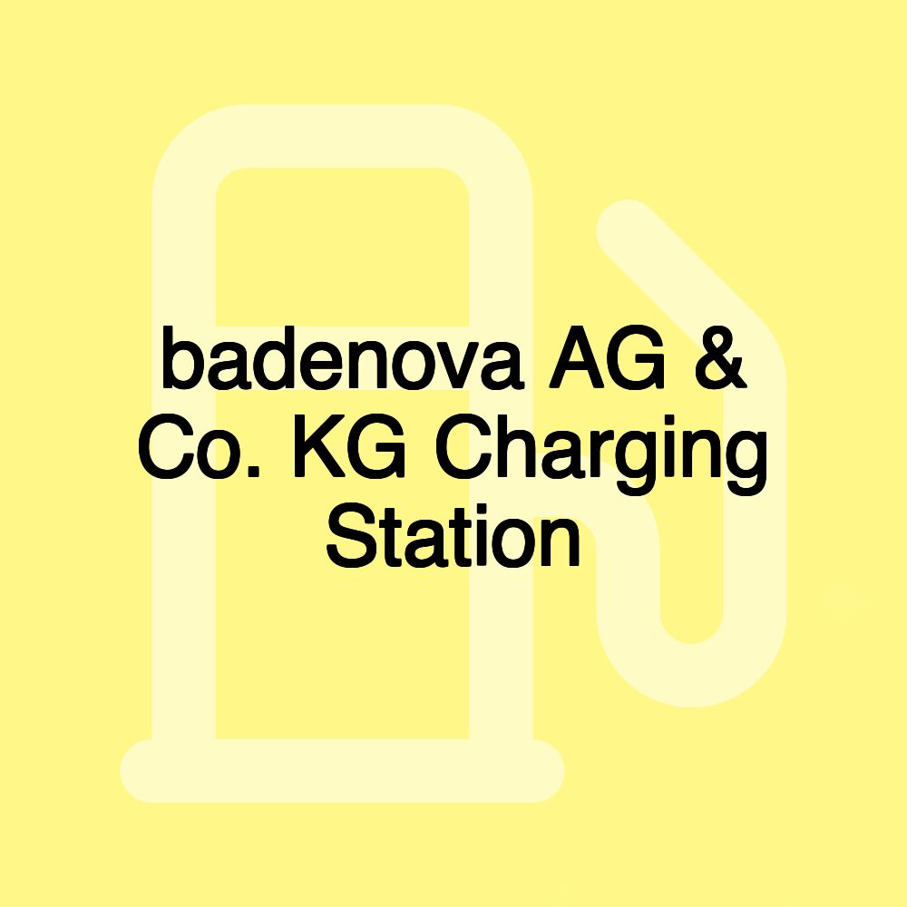 badenova AG & Co. KG Charging Station