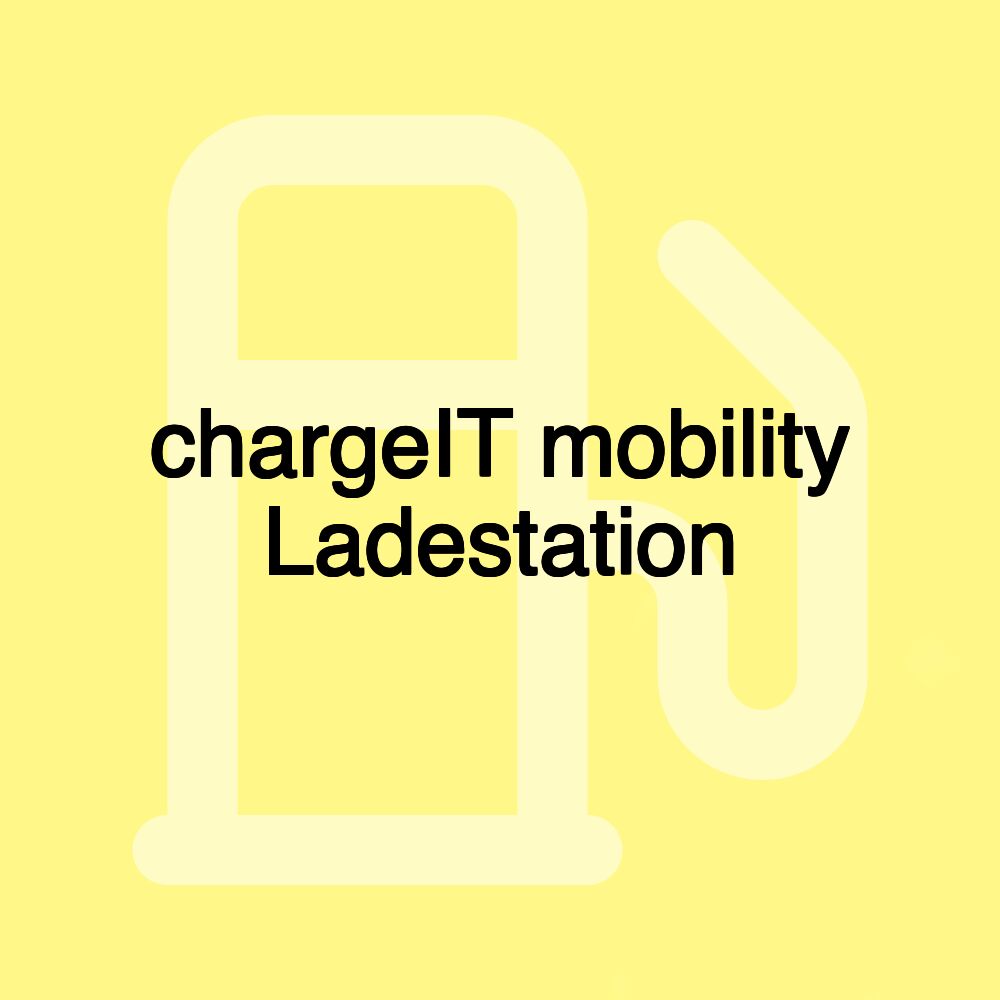 chargeIT mobility Ladestation