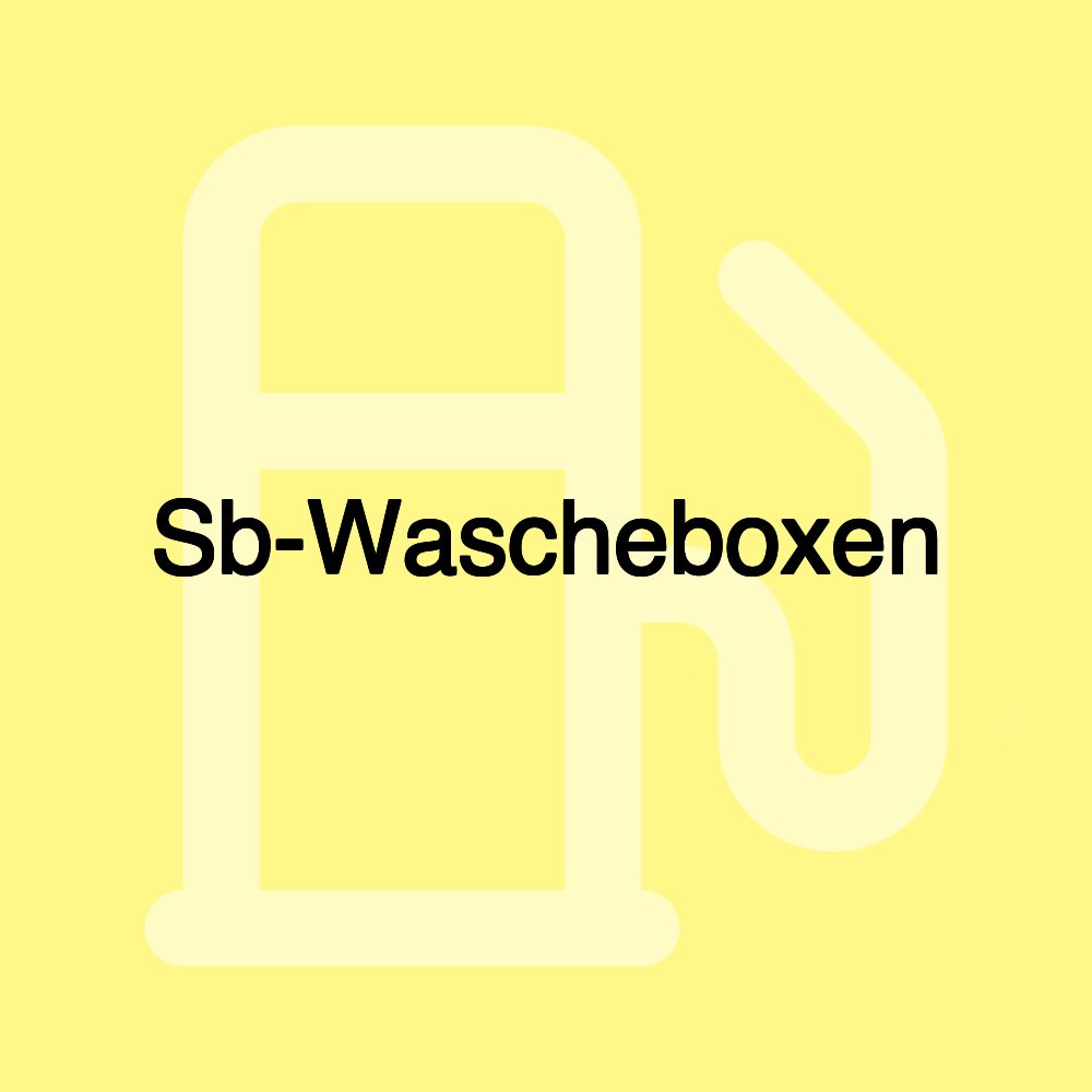 Sb-Wascheboxen