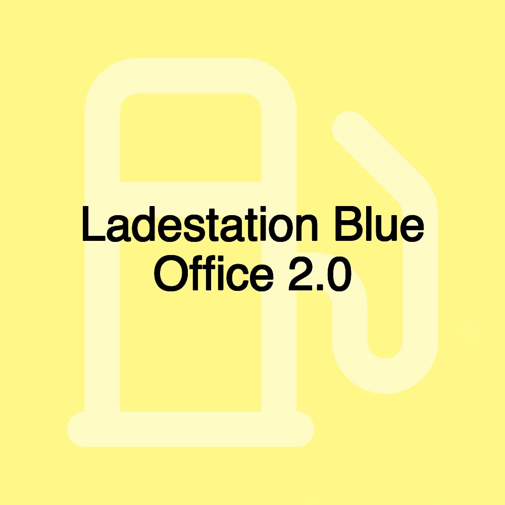 Ladestation Blue Office 2.0