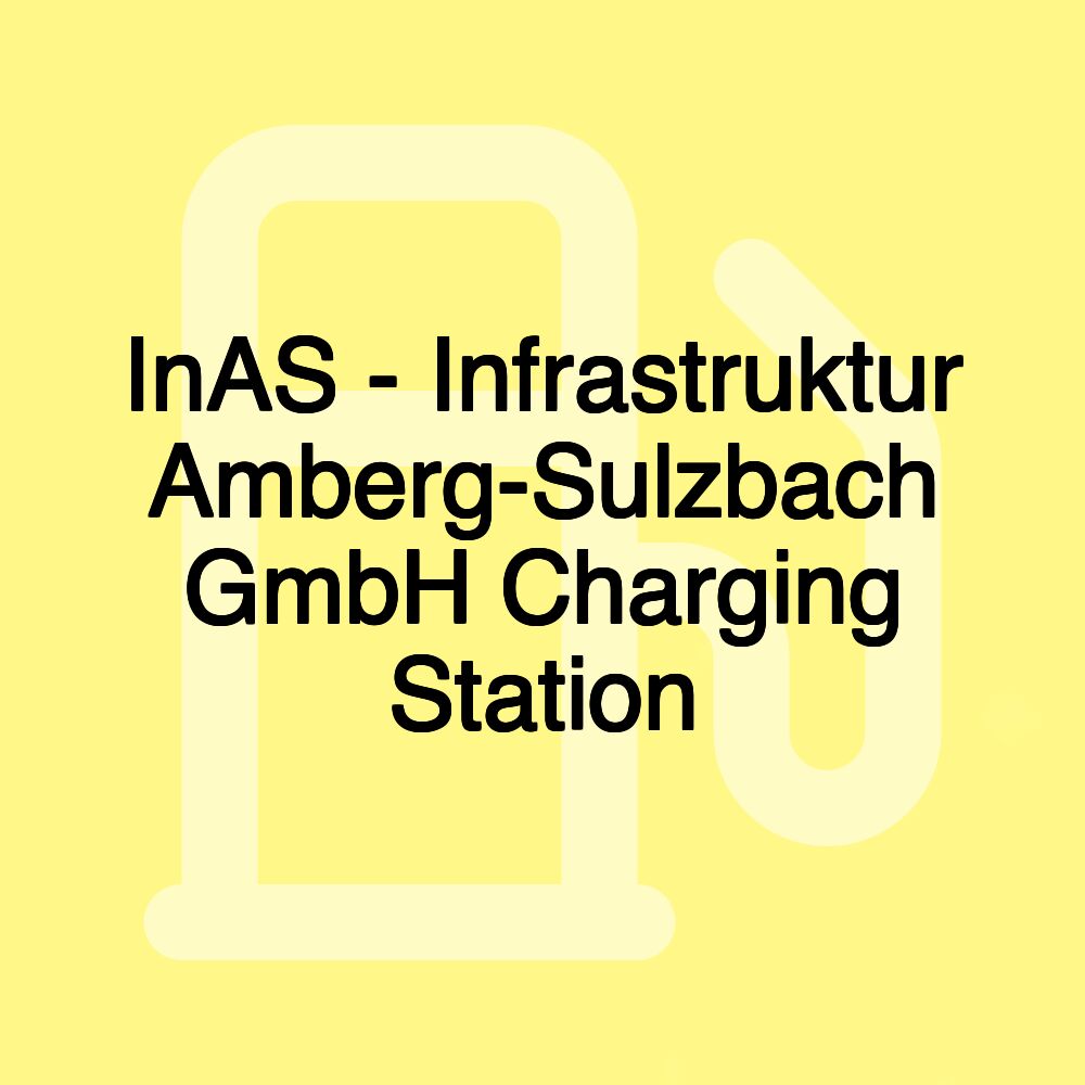 InAS - Infrastruktur Amberg-Sulzbach GmbH Charging Station